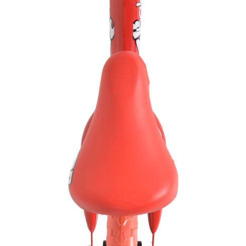 2B futóbicikli carbonszálas, 20kgig, emelhető ülés PIROS