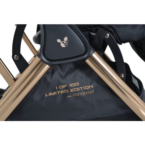 Cangaroo Easy fold babakocsi könnyen csukódó limitált kiadás fekete