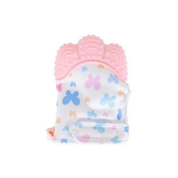 Olive szilikon rágóka fogzáshoz rózsa