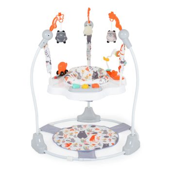 MONI Magic fun baba ugráló pasztel játékkal narancs