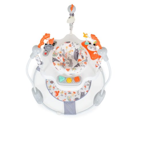 MONI Magic fun baba ugráló pasztel játékkal narancs