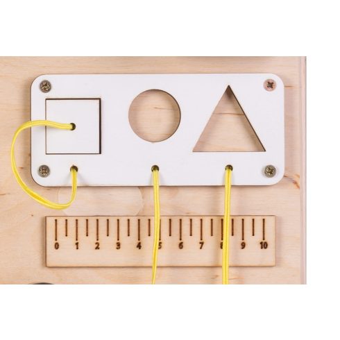 Moni Toys Montessori matatófal közép 50x37,5cm órás, lányos