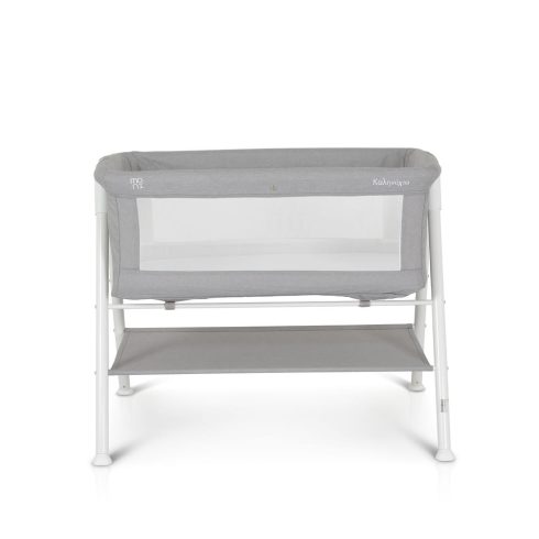 MONI Kalinihta újszülött babaágy önálló, 11 kg, 1 szint fehér láb szürke