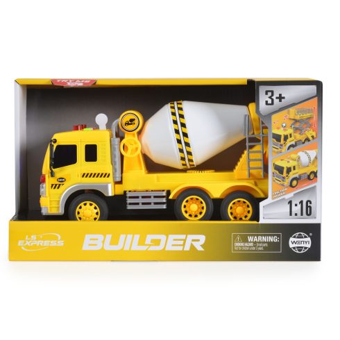 KISAUTÓ betonkeverő 1:16 SÁRGA/FEHÉR 