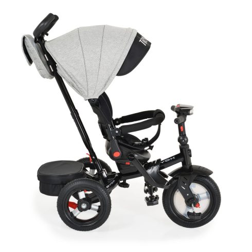 BYOX Tornado szülőkaros tricikli 25kg ig 360f forgatható vszürke