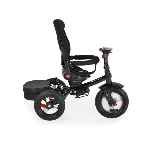 BYOX Tornado szülőkaros tricikli 25kg ig 360f forgatható vszürke