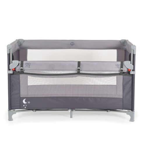 MONI Next level utazóágy lehajtható oldalfal 2 szint szürke