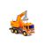 Polesie Toys  exkavátoros teherautó City SÁRGA
