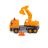 Polesie EXCAVATOR 2in1 teherautó és homlokrakodó NARANCS