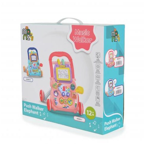 MUSIC WALKER járássegítő elefántos KÉK