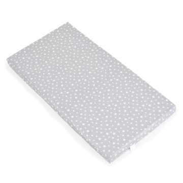   CLASSICO szivacsmatrac 9cm 120x60cm textil huzat SZÜRKE csillagos