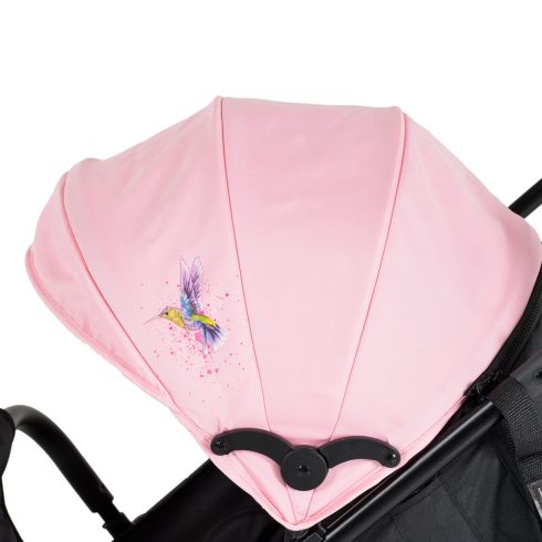 MONI Colibri babakocsi lapra elöl szimpla kerék pink