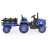 MONI BO Rancher elektromos traktor utánfutóval kék