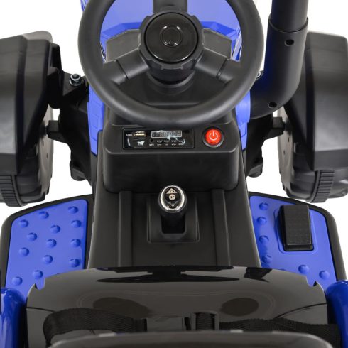 MONI BO Rancher elektromos traktor utánfutóval kék