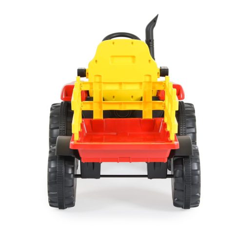 MONI BO Rancher elektromos traktor utánfutóval piros/sárga