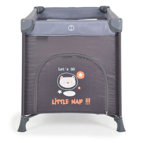 TOMMY  Összecsukható utazóágy 2 szintes, kibújós SZÜRKE