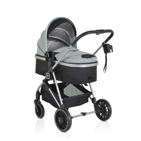Kali babakocsi 2in1 lapra csukható, megfordítható+táska szürke
