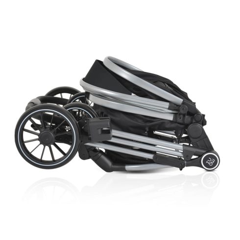 Kali babakocsi 2in1 lapra csukható, megfordítható+táska szürke