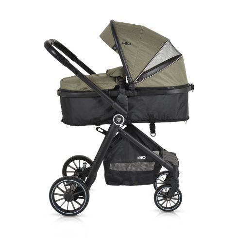 Rio babakocsi 2in1 lapra csukható 22 kg zöld