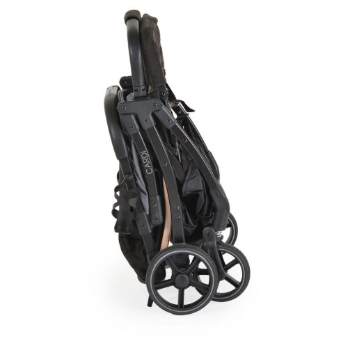 CARDI babakocsi, egy gombbal csukható, hálós szellőző FEKETE