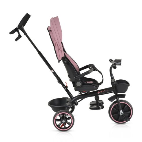 SUMMER tricikli szülőkaros, zenél, játék tartókkal PINK