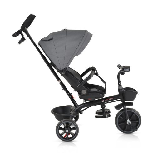 SUMMER tricikli szülőkaros, zenél, játék tartókkal SZÜRKE