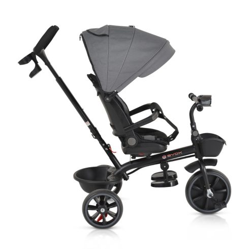 SUMMER tricikli szülőkaros, zenél, játék tartókkal SZÜRKE