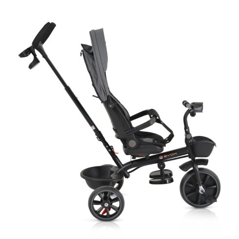 SUMMER tricikli szülőkaros, zenél, játék tartókkal SZÜRKE