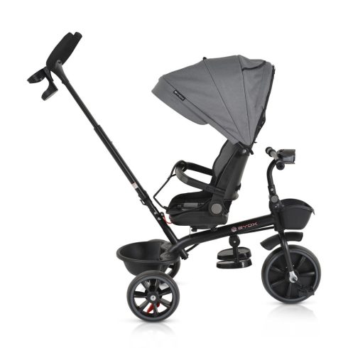 SUMMER tricikli szülőkaros, zenél, játék tartókkal SZÜRKE