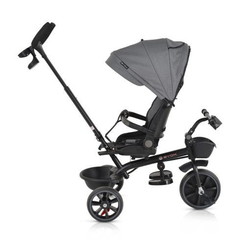 SUMMER tricikli szülőkaros, zenél, játék tartókkal SZÜRKE