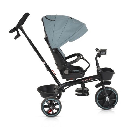 SUMMER tricikli szülőkaros, zenél, játék tartókkal KÉK