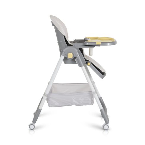 RAFFY etetőszék, könnyű, kompakt, multifunkciós, macis mintával SÁRGA