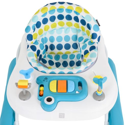 ZIZZY bébikomp zenélős, 3 szint emelhető KÉK