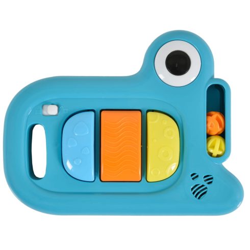 ZIZZY bébikomp zenélős, 3 szint emelhető KÉK