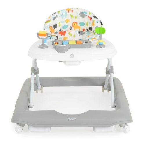 ZIZZY bébikomp zenélős, 3 szint emelhető SZÜRKE