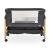 ADORO babaöböl szúnyoghálóval, 7 poz. dönthető, kerekes,+tároló FEKETE