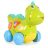   HOLA bébijáték tanuló Dínó activity kerekekkel, gombokkal, műanyag