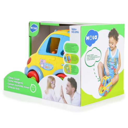 HOLA formabedobó busz SÁRGA