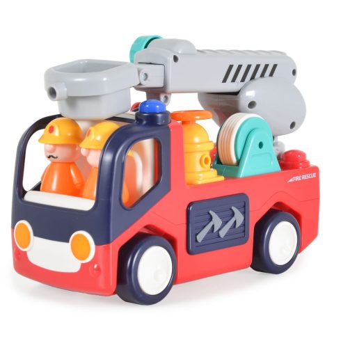 HOLA tűzoltó autó hangokkal, fényekkel PIROS
