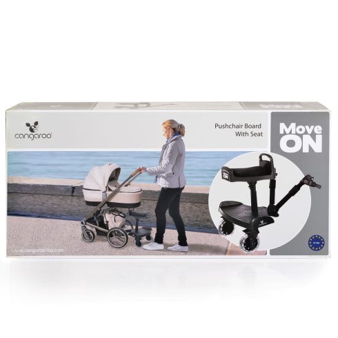 Cangaroo Move on testvérfellépő ülőkével univerzális fekete