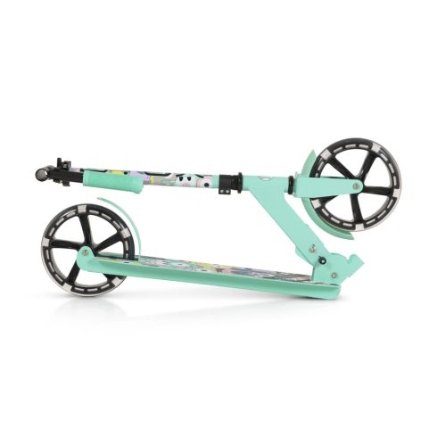 MONSTER roller 2 nagy kerekű, acélváz, 100 kg, 84-97cm-ig állítható ZÖLD