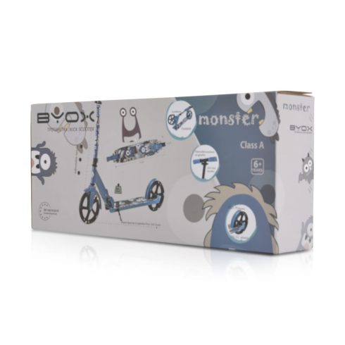 MONSTER roller 2 nagy kerekű, acélváz, 100 kg, 84-97cm-ig állítható ZÖLD