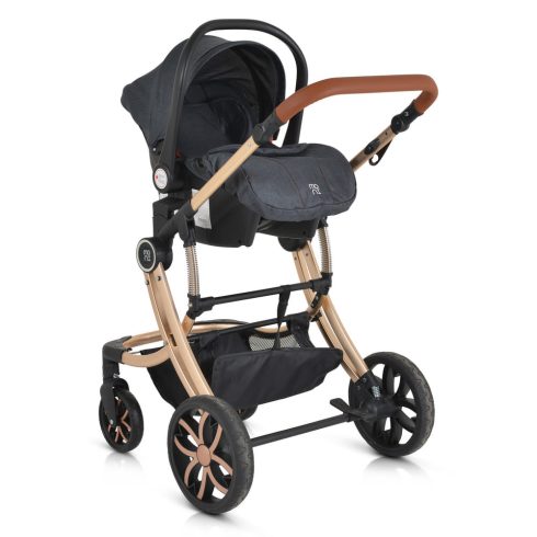 TRIO I-SIZE autós hordozó Polly babakocsihoz SZÜRKE