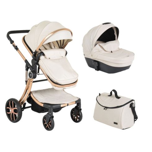 POLLY 2IN1 Babakocsi  SZETT: Sport+mózes BÉZS