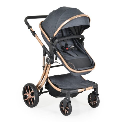 Polly 2 in1 babakocsi SZETT:sport+mózes+kistáska 107985 FEKETE