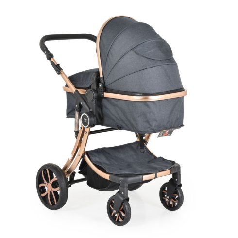 Polly 2 in1 babakocsi SZETT:sport+mózes+kistáska 107985 FEKETE