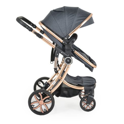 Polly 2 in1 babakocsi SZETT:sport+mózes+kistáska 107985 FEKETE