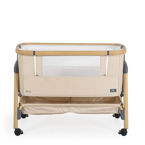 AMO babaöböl, 7 poziciós,szúnyoghálóval, tároló kosárral BÉZS