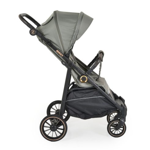 BUGGY babakocsi lapracsukható, nagy kerekek, könnyű ZÖLD