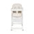 LINDO multifunkciós etetőszék kiegészítőkkel (előke, kanál, villa) FEHÉR